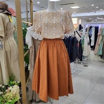 스테파니 스테파니 DP01 에스닉 패턴 프릴 블라우스 A22SH2215 (8681081)