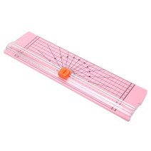 가성비 A4/A5 종이 커터 정밀 용지 트리머 스크랩북 DIY 아트 공예 편지지 나이프 머신, 06 Pink