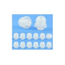 바이레벨 이어팁 이중 플랜지 shure 슈어 Klipsch Apple Etymotic 에티모틱 웨스톤 이어폰, KBI - 클리어 스몰