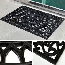 전원주택 흙마당 신발털이 생고무 현관매트 외부발판 논슬립 편의점 약국 가게입구, 1개, 90x60