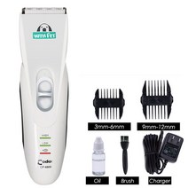 강아지 셀프 미용 클리퍼 바리깡 codos cp-6800 강력한 전기 머리 트리머 실버 충전식 날카로운 애완 동물 머리 깎기 손질 면도기, 표준 상자 없음