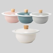 KSE 후지호로 법랑 양수냄비 허니웨어 코코트 일본주방냄비 15cm, 스모크블루, 기본