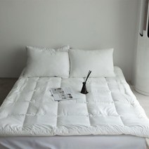 봄별꽃 사계절 숙면 토퍼 요매트, 화이트