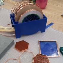 전기회로 만들기 전도성 타일 부자재 동박 테이프 3mm