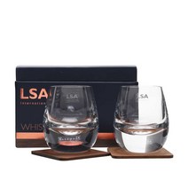 LSA 아일레이 ISLAY 위스키잔 코스터 2인조 세트