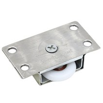 미닫이문레일 가구 슬라이딩 도어 이동 휠 롤러 러너 옷장 캐비닛 베어링 상단 하단 풀리 금속 와타리 액세서리, 03 Stainless steel, 03 Stainless steel