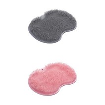 GHSHOP 저장하게 쉬운 2x 비 샤워 발 수세미 욕실 액세서리 클리너, 설명한대로, 설명한대로, 설명한대로