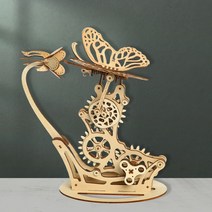 3D 입체퍼즐 나비 나무퍼즐 DIY 퍼즐, 단품, 단품