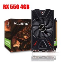 Kllisre-RX 560 4GB RX 550 새로운 그래픽 카드 AMD Radeon RX560 4G 용 128Bit GDDR5 비디오, RX 550 4GB