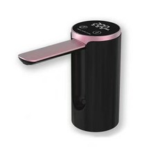 HK.sell 디지털 원터치 접이식 충전식 자동 워터 펌프, 블랙