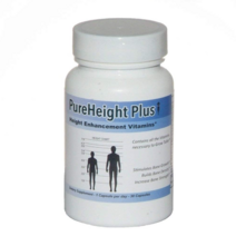 Pure BioTechnologies Height-Enhancement Vitamin 뼈 강도 밀도 성장 빌육 골다공 예방 키 발달 보충제, 1 쎄트, 30캡슐 x 1병
