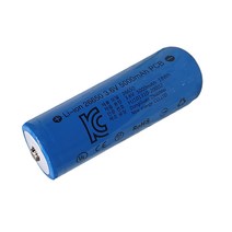 26650 충전지 5000mAh 3.6V 3칩 보호회로 고방전 배터리 리튬충전지 건전지, 1개