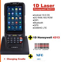 CW800 휴대용 PDA 바코드 스캐너 안드로이드 7.0 모바일 데이터 터미널 재고 창고 관리 POS 시스템 1D 2D, 10 1D N4313 NFC Cradle_01 미국