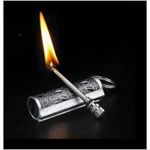 N/D 영구 매치 키체인 라이터 키체인 플린트 메탈 매치스틱 파이어 스타터 포에버 메탈 매치 라이터 방수 플린트 파이어 스, 단일옵션