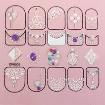 아도라스 주얼리 네일스티커 데코스티커 네일아트재료 붙이는네일 파츠 스톤, 아도라스스티커012