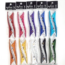 와이에스박 샤크핀셋 철핀셋 커트핀셋 미용핀셋 일제 헤어클립, 퍼플