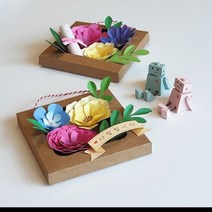 카네이션 꽃액자, 손편지형