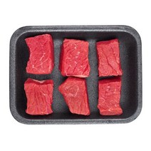 헬스꼬기 지방제한 소고기 우둔살, 스테이크 2cm(칼집), 5개, 150g