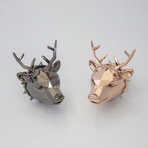 차량용방향제 쓰리나인 차 꽃사슴 (본체+향2P), 크롬블랙, 블랙체리