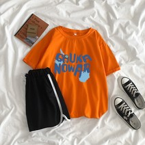 빅사이즈트레이닝세트 계 눈길을 끄는 뚱뚱한 트레이닝set 여성 여름옷 와이드 루즈핏 캐주얼반바지 슬림핏 4867991543