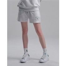 코지 써클 하프팬츠-화이트멜란지