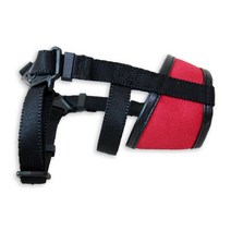 애견 소형견 미어캣 입마개 산책 훈련 짖음방지, 4호(입둘레14cm), 빨강