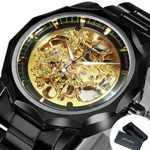 스위스시계 여성메탈시계 명품 시계 남성용 골드 스켈레톤 기계식 남성용 탑 브랜드 럭셔리 2022 자동 손목 스틸 스트랩 캐주얼 비용