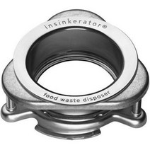 InSinkErator QLM-00 플랜지 스테인레스 스틸 퀵락 디스패치 마운트 크기 없음, Stainless Steel