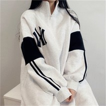 비위치 비위치 양기모 NY 배색 아노락 롱원피스 (9269837)