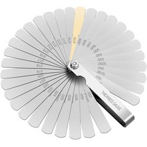 필러 두께 게이지 32매세트 측정범위 0.04부터0.88mm, 1개