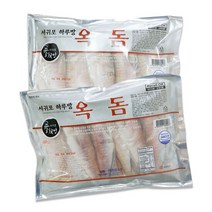 청룡수산 제주 홀피쉬 옥돔 500g(4-6미)x2팩, 단품