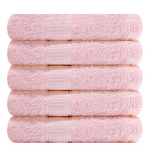 송월타월 프레임 무지 수건 120g 20수 면사, 연분홍, 1개