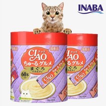 이나바 챠오츄르 대용량 버라이어티팩 60개입 고양이간식, 단품