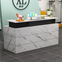 남쪽나무 안내데스크 카운터책상, 길이 220cm 폭 60cm 높이 110cm, A05