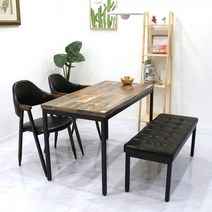 LPM 클래식 1200x600 올리브 피아노 4인 테이블 세트, 테이블+올리브 블랙2개+피아노 그린1개