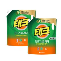 테크 진드기제거 리필 2L 일반 X 2개, 단품