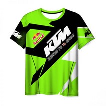 힙합 루즈핏 팀복 오토바이 레이싱 박시 티셔츠 여름 반팔 레드 불 ktm cos 의류 3D 인쇄 남성 캐주얼 메쉬