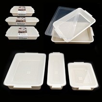 대현 냉장고 정리함 소 중 대 뚜껑 채반 받침 용기 그릇 야채 과일 식재료 세척 보관 통