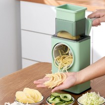 손 다칠 염려 없는 안전한 통돌이 채칼, 1개