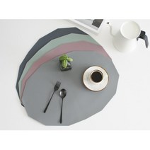 논슬립 실리콘식탁보 아기이유식 접시깔개 주방소품 손님초대상 테이블셋팅 개인용 테이블데코 자취생, 다크핑크