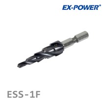 이엑스파워 EXP 헤리컬 타입 4날 SUS용 ESS-1F 스텝드릴 육각 티탄 알루미늄 코팅 내열 내구성 우수