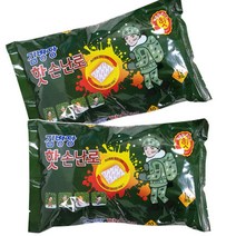 김병장 핫손난로 방한용품 핫팩 손팩 온팩 보온대