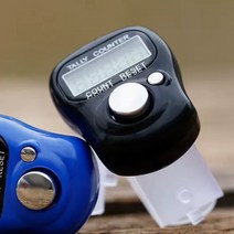 여고니야 손가락 계수기 디지털 카운터기 108배 측정1+1, 블랙,화이트