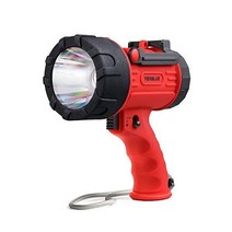 YIERBLUE 6000 루멘 LED가 있는 충전식 스포트라이트 IP67 방수 휴대용 손전등 탐조등 탈착식 레드 라이트 필터 포함 10000mAh 장시간 작동