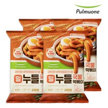 풀무원 밀 누들 국물떡볶이 423.5g(2인분) x 4봉, 밀 누들 국물떡볶이x 4봉, 423.5g