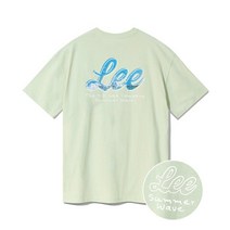 LEE 오션 유니온 로고 티셔츠 세이지그린 정품보장