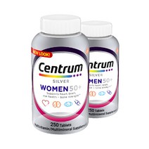 (센트룸 캐나다) 2병세트 - 50세 여성 종합 비타민 미네랄 8개월분 (Centrum Multivitamin Mineral Supplement for Women 50+)