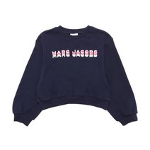 MARC JACOBS 메탈릭 멀티컬러 로고 스웻 셔츠