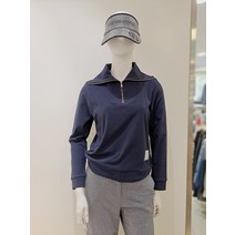 [팬텀골프] 여성 가을 니트 패치 반짚업 카라 티셔츠 221B3TH065(1270476)