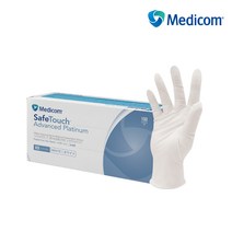 메디컴 의료용 니트릴장갑 화이트 1Box(100매), L